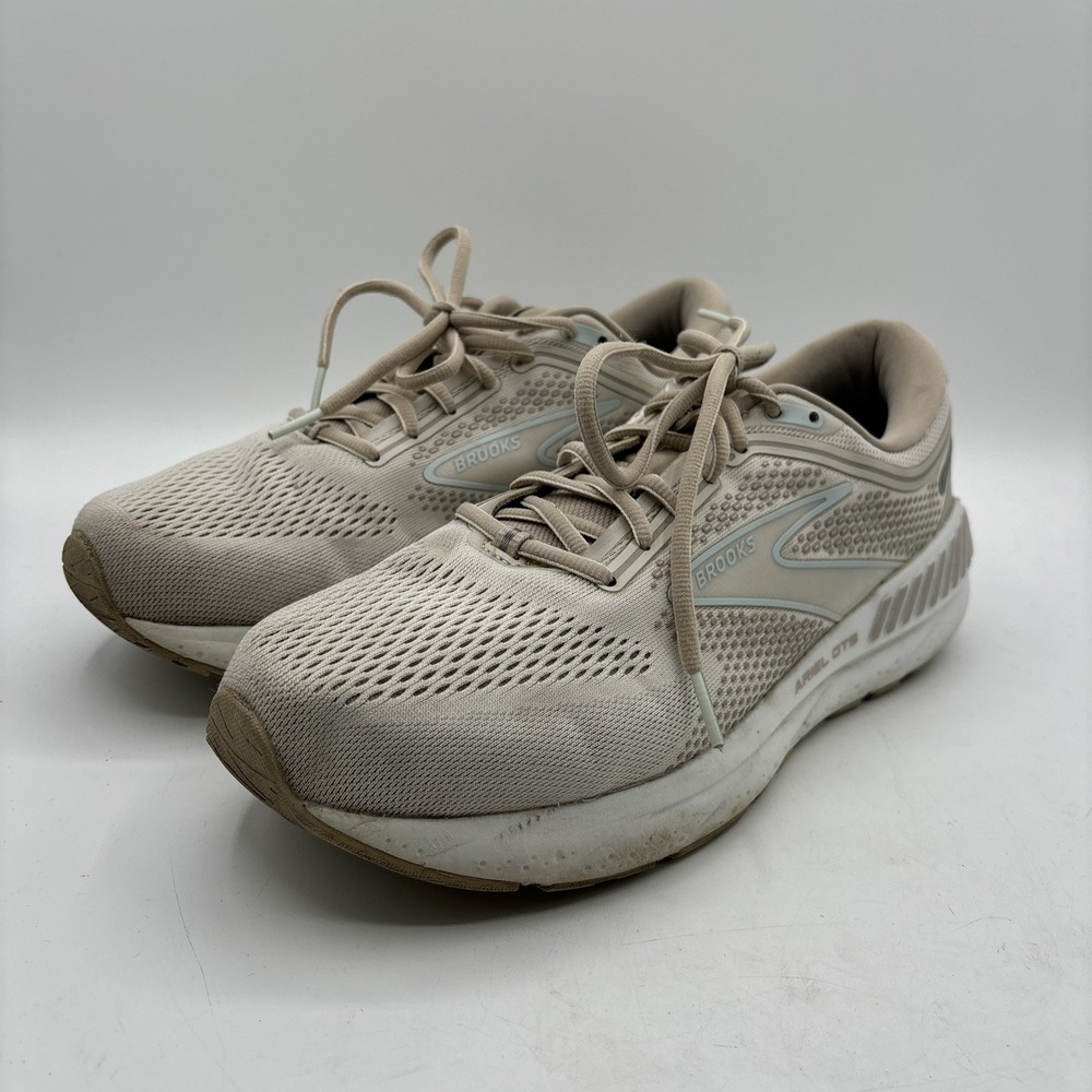 Brooks Ariel GTS 25 Athletic Running Shoe Women's Size 10.5 1203901B227 Tan READ